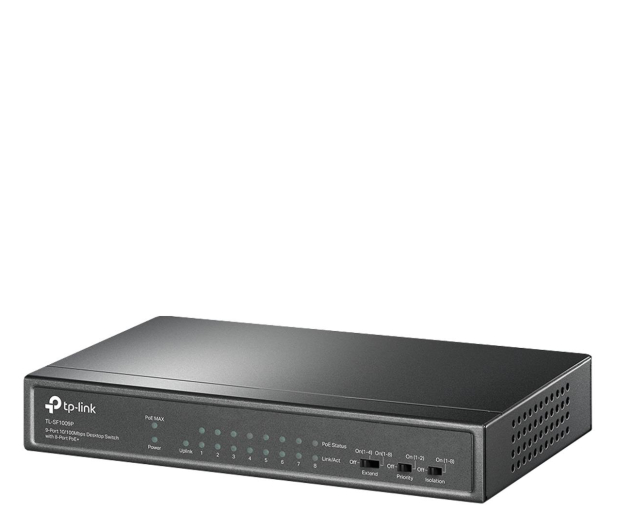 TP-Link 9p TL-SF1009P (9x10/100Mbit, 8xPoE+) - 1203967 - zdjęcie 2